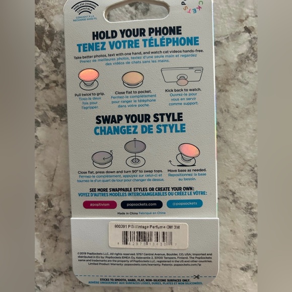 Popsocket - Vintage Perfume Flowers - Picture 3 of 3